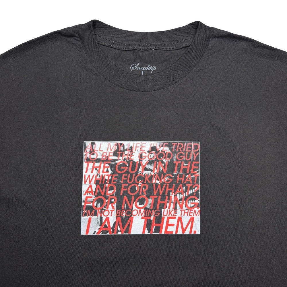 Donnie Brasco x Sneaktip streetwear Johnny Depp Al Pacino movie quote shirt‎